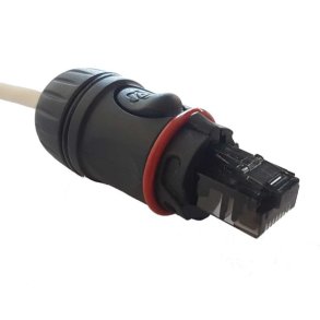 Enova RJ45 kabelhus Ethernet, Sort