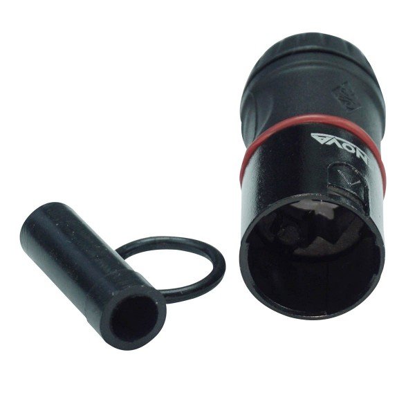 Enova RJ45 kabelhus Ethernet, Sort