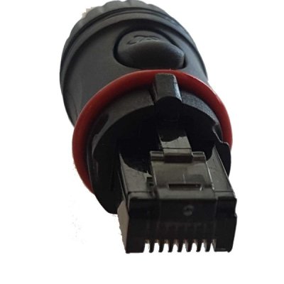 Enova RJ45 kabelhus Ethernet, Sort