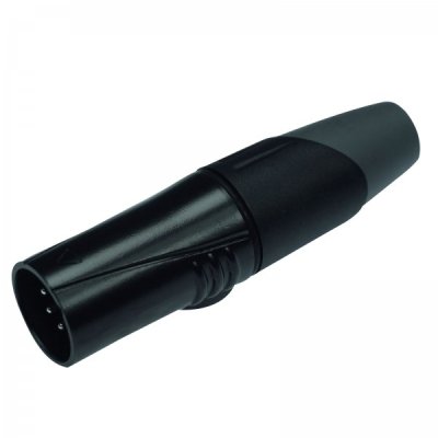 Enova 5 pol han XLR kabel stik, sort