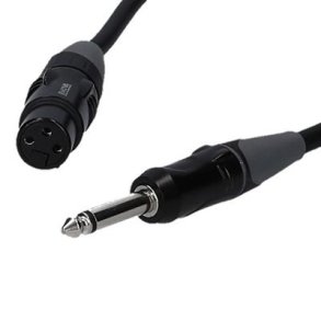 Enova mikrofonkabel XLR hun til monojack