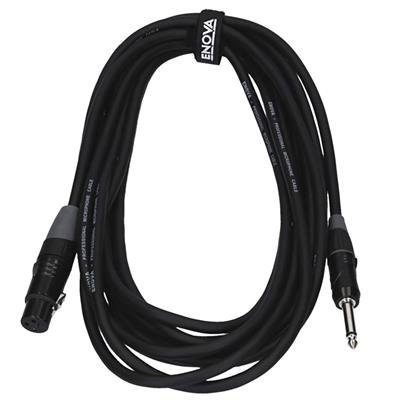 Enova mikrofonkabel XLR hun til monojack