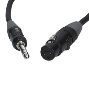 Enova mikrofonkabel XLR hun til stereo jack 