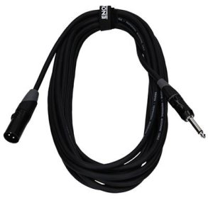Enova mikrofonkabel XLR han til mono jack