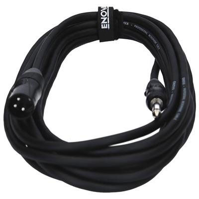 Enova mikrofonkabel XLR han til mono jack
