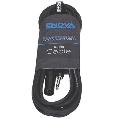 Enova mikrofonkabel XLR han til mono jack