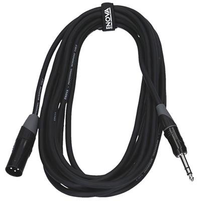 Enova mikrofonkabel XLR han til stereo jack