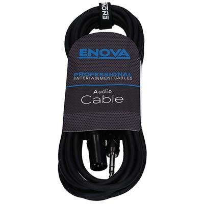 Enova mikrofonkabel XLR han til stereo jack