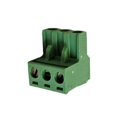 Euroblock stik 3 terminaler 5 mm, pr. styk