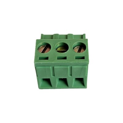 Euroblock stik 3 terminaler 5 mm, pr. styk