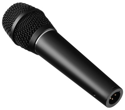Earthworks vokal mikrofon supercardioid, kondensator, Sort