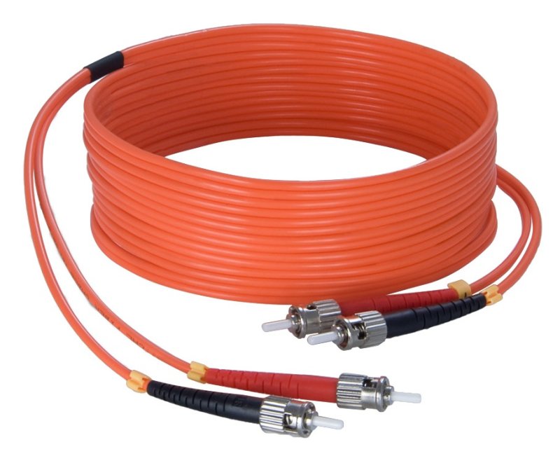 ProCab fiber optiskkabel LSZH, ST/PC>ST/PC Duplex 40 m