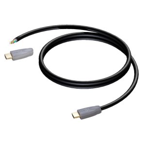 ProCab HDMI kabel, 1 ende u/stik