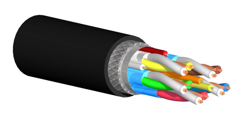 Procab HDMI 26 kabel =8,0mm, rulle 100 m