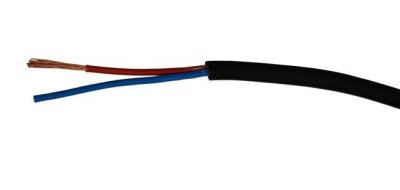 SC-kabler Flexibelt hgtalarkabel 2 x 1,5 mm2 rund, Svart