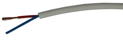 SC-kabler Flexibelt hgtalarkabel 2 x 1,5 mm2 rund, Vit