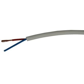 NeXum fleksibelt h�jttalerkabel 2 x 1,5 mm2 rund, Hvid 