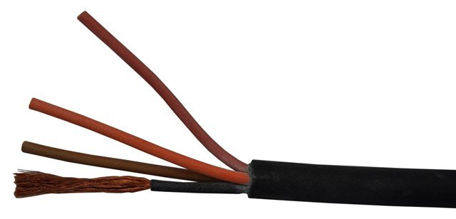 Hjttalerkabel 4 x 2,5 mm2 LSZH installation - 300m rulle