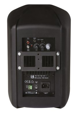 IC Audio aktiv v�gh�jttaler MS165 2x40 Watt, Sort