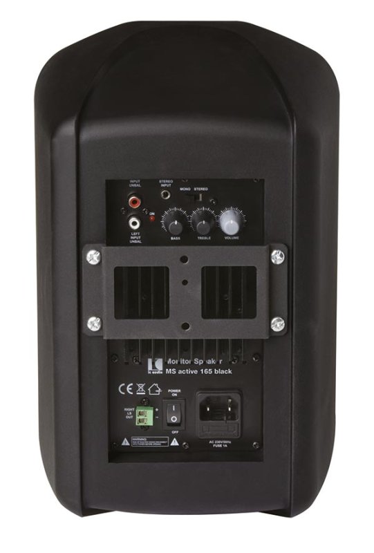 IC Audio aktiv vggmonterad hgtalare MS165 2 x 40 Watt, Vit