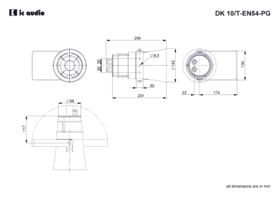 IC Audio Horn speaker DK 10/T EN54 PG