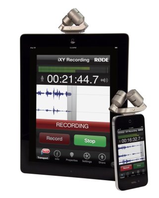 R�de iXY stereo kondensatormikrofon til iPad & iPhone
