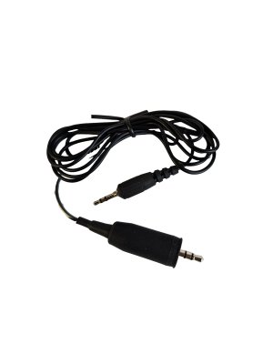 JTS kabel til CM-304 fitness headset mikrofon 3,5 minijack med omlber, Sort