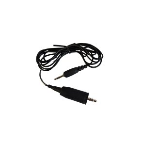 JTS kabel til CM-304 fitness headset mikrofon 3,5 minijack med omlber, Sort