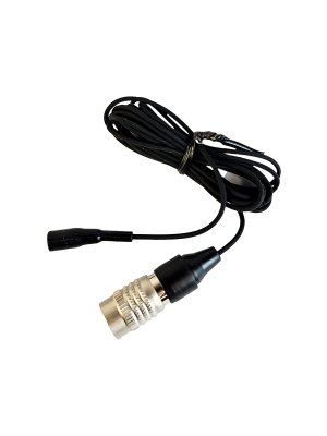 JTS-kabel til headset mikrofon Hirose, Sort