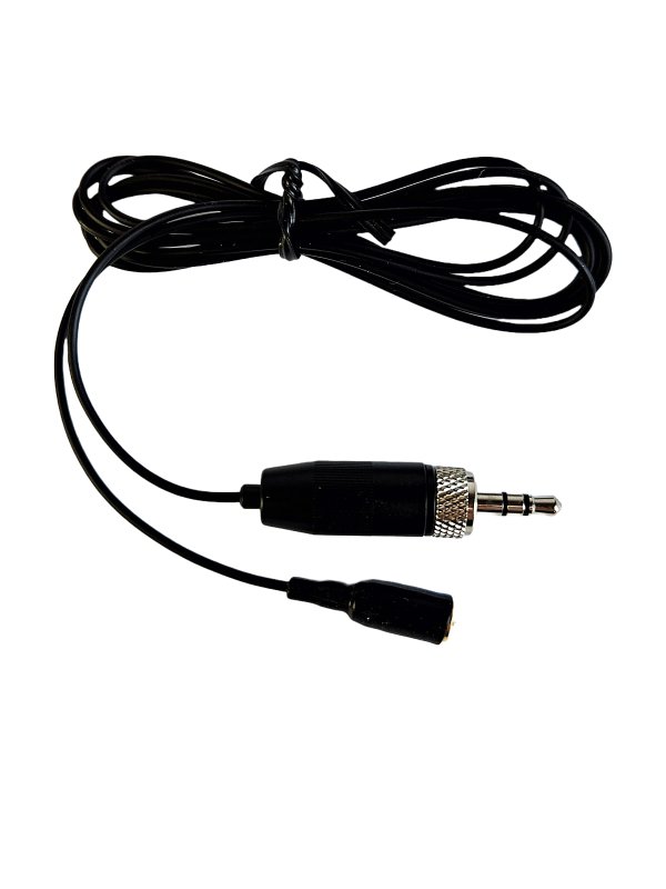 JTS kabel til headsetmikrofon 3,5 minijack stereo, Sort
