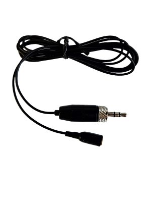 JTS kabel til headsetmikrofon 3,5 minijack stereo, Sort