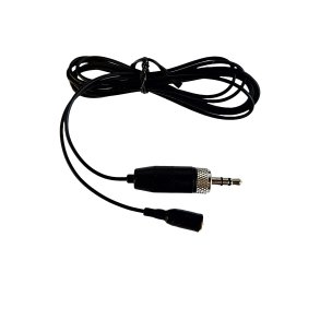 JTS kabel til headset mikrofon 3,5 minijack stereo, Sort