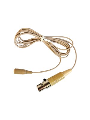 JTS kabel til headset mikrofon JTS/Shure, Beige