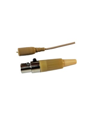 JTS kabel til headset mikrofon JTS/Shure, Beige