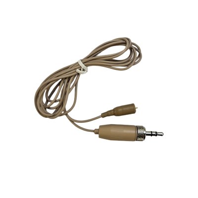 JTS kabel til headset mikrofon 3,5 minijack stereo, Beige