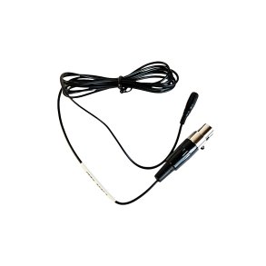 JTS kabel til headset mikrofon 3-pin mini XLR, Sort