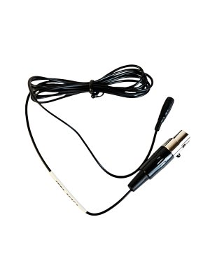 JTS kabel til headset mikrofon 3-pin mini XLR, Sort