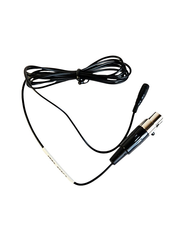 JTS kabel til headset mikrofon 3-pin mini XLR, Sort