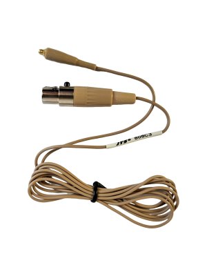 JTS kabel til headset mikrofon 3-pin, Beige