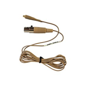 JTS kabel til headset mikrofon 3-pin, Beige