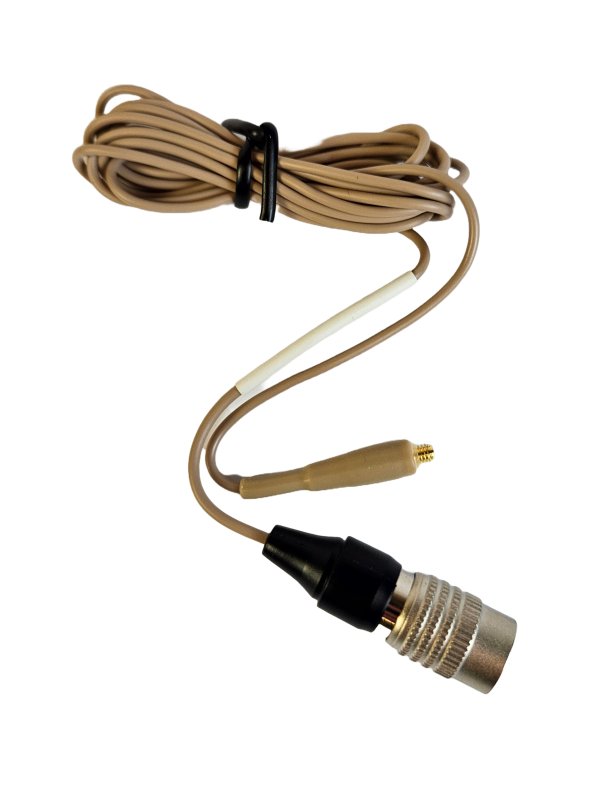 JTS kabel til headset mikrofon Hirose, Beige