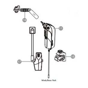 JTS mikrofon 508GT til wind & Brass til 16G minijack