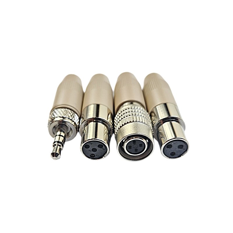 JTS Lavalier mikrofon Omni pakke med 4 connector, Beige