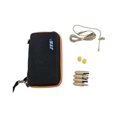 JTS Lavalier mikrofon Omni, pakke med 4 connector, Beige