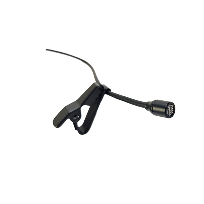 JTS Lavalier mikrofon Omni-paket med 4P till Shure och JTS, Svart