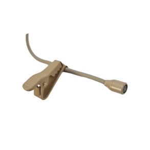 JTS Lavalier mikrofon Omni pakke med 4P til Shure og JTS, Beige
