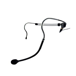 JTS headset mikrofon Omni med 3 forskellige stik, Sort
