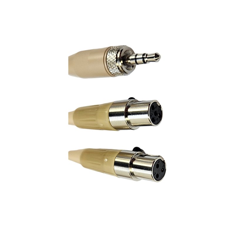 JTS headset mikrofon Cardoid m/ 3 stik, Beige