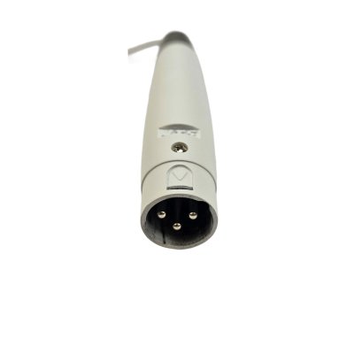 JTS nedh�ngt loftsmikrofon supercardoid 3-P XLR, Hvid