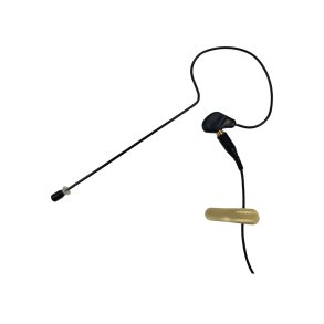 JTS single ear headset mikrofon Omni 4P mini XLR stik Sort